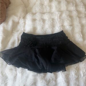Elegant Black Women's Mini Skirt
